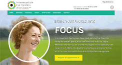 Desktop Screenshot of intermountaineyecenters.com